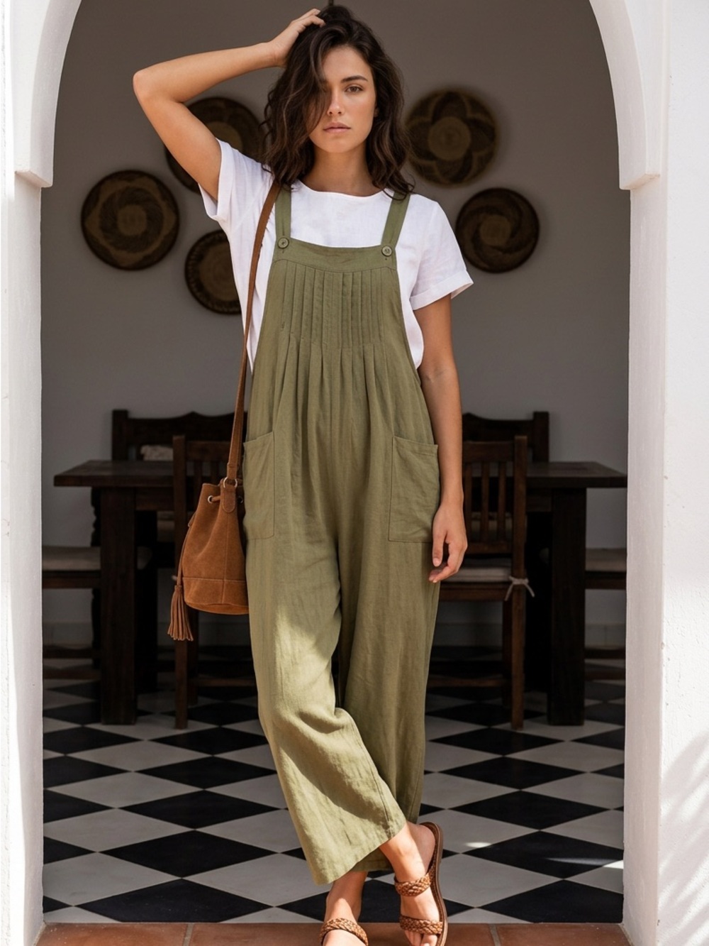 Stylish Olive Jumpsuit